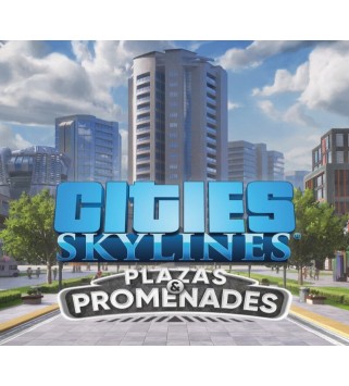 Cities: Skylines - Plazas & Promenades DLC Steam Key GLOBAL
